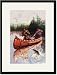Black Framed/Matted Print 17x23, Secret Spot