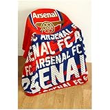 Arsenal FC Impact Fleece Blanket / Throw- Latest Impact Design