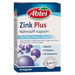 Abtei 3847932 Zink N�hrstoff, 32 Kapseln (1 x 18g)