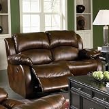 LOVESEAT / DARK BROWN F 59Lx39Wx39H