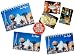 3D Las Vegas , Nevada Themed Souvenir Photo Album , Postcard , Notepad & 3 Magnets Stationery Gift Set
