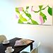 マリメッコ(marimekko)ファブリックアートパネル LATVASSA KORKEALLA 1200×500mm(類語/ファブリックボード,ファブリックパネル): 木の枝、木の葉をかたどった形の中に、さらに木の葉が折り重なるようなデザイン。木漏れ日の降るこずえを見上げたときのような爽やかさです。 重量:約2.7kg【掛け方】1.三角吊カンを2ヵ所に付けております。紐で吊...