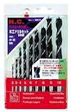 H.C. 木工ドリルセット Φ2～10mm　9本組　x4セット[26814]