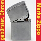 Produkt-Bild: Zippo Feuerzeug geb&uuml;rstet Chrom Reibrad