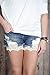 Boot Cuffs & Socks Comfy Cotton Lace Short Shorts Extender with Elastic Waistband - Soft Romper Extender for Women