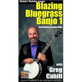 Blazing Bluegrass Banjo, Vol, 1 - Developing Jamming Skills with Greg Cahill [VHS]