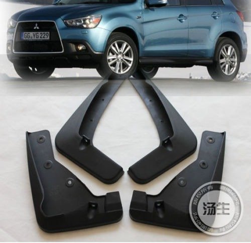 Black Auto parts 4PCS Mudguard Splash Guard Mud 