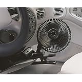 Clip-On Fan - Silver (black fan is showing)
