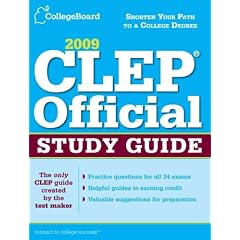 CLEP Official Study Guide 2009