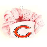Chicago Bears Pink Hair Scrunchie - Hair Twist - Ponytail Holder