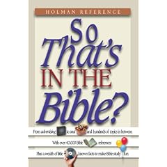 SO THATS IN THE BIBLE?