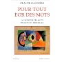 Pour tout l'or des mots