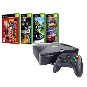 Four Game Xbox Bundle - Includes Console Plus Halo, Midtown Madness 3, XIII, Rainbow Six 3