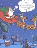 Paper Magic Holiday Spice Christmas Cards - Santa and Satellite TV - Set of 18