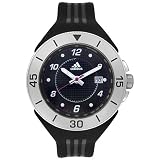 adidas Men’s Black Polyurethane Quartz Watch #ADP4007