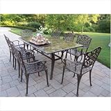 Stone Art Mississippi Nine Piece Dining Set Cushion: With