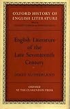English literature of the late seventeenth century