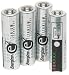 AA Battery, Energizer e2 Titanium Technology, Performance Alkaline Battery, 4/Pk EVEX91RP4