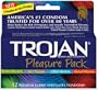 Trojan Latex Condoms Pleasure Pack, Lubricated, 12-Count Boxes (Pack of 3)