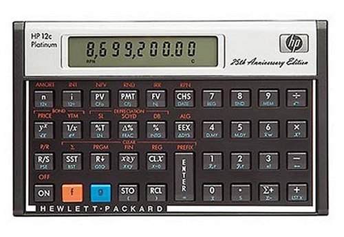 HP 12C Platinum: 25th Anniversary Edition