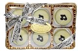 Music Notes Themed Belgian White Chocolate Dipped Oreo's