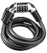 Kryptonite Kryptoflex 1565 Combo Cable Bicycle Lock Bike Lock with Transit FlexFrame Bracket