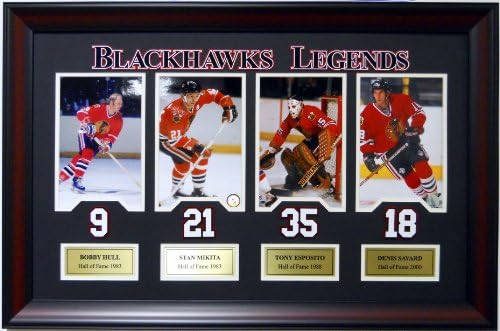 NHL Hockey Chicago Blackhawks Legends - Bobby Hull, Stan Mikita, Tony Esposito, Denis Savard SKU #4001