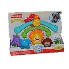 MOBILE Unruhe Fisher Price Tiere Plastik Plaste SPIELZEUG Mini f�r den Kinderwagen und Autoschale Wunderwelt Rassel R 9681 H�ngemobile