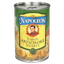 Napoleon Whole Artichokes, 13.75-Ounce Tin (Pack of 6)