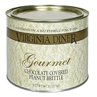 Virginia Diner Chocolate Covered Peanut Brittle, 40-Ounce Tin