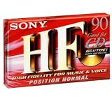 SONY C90HF Audio Tape - 90 minutes (pack of 3)