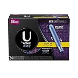 UPC 036000426670 product image for U by Kotex Click Regular Compact Tampons, Unscented, 34 Count | upcitemdb.com