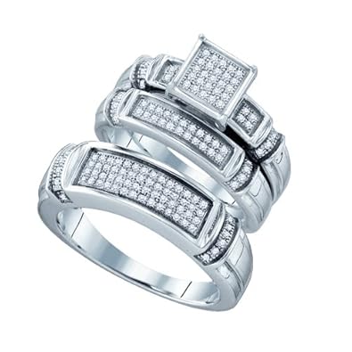 Cheap Girls Jewelry 0.40CT DIAMOND FASHION TRIO SET For Sale