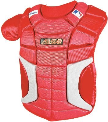 All Star Pro Intermediate Chest Protector - Scarlet Red - Equipment - Baseball - Catcher's Gear - Chest Protectors
