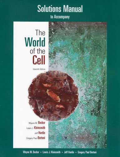 student solutions manual for the world of the cell