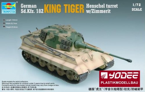 Trumpeter 7291 - King Tiger Henschel Turret w/Zimmerit Preisvergleich