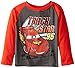 Disney Boys' Cars Lightning McQueen '95 Track Star Raglan T-Shirt