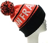 Absolute Clothing San Francisco California Republic Cuff Cable Knit Pom Pom Beanie Hat Cap