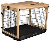 Pet Gear - The Other Door Steel Crate, Tan, Medium