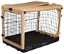 Pet Gear The Other Door Steel Crate with Fleece Pad for cats and dogs up to 90-pounds, Tan