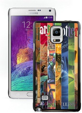 Note 4 Case,Harry Potter All Seven Novels Fantasy Hogwarts Thriller Black Samsung Galaxy Note 4 Shell Phone Case