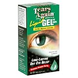Tears Again Eye Drops, Liquid Gel, for Mild-Moderate Conditions, 0.5 fl oz (15 ml) (Pack of 3)