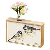 Big Sky Carvers Peas in a Pod Chickadee Pair Bud Vase [並行輸入品]