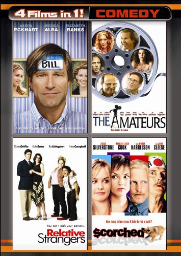 Cover art for  4 Movies in 1: Comedy (Bill / The Amateurs / Relative Strangers / Scorched) (Two-Disc Set)