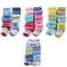 Luvable Friends Newborn Socks in Reusable Washbag, 6-Pack