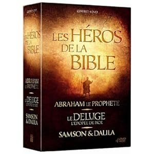 Coffret les héros de la bible : abraham + samson & dalilah + l'arche de noé