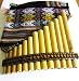 Professional Standard Size Curved Antara Pan Flaute 13 Pipes Case Included
