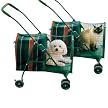 Green Original Stripe Pet Stroller