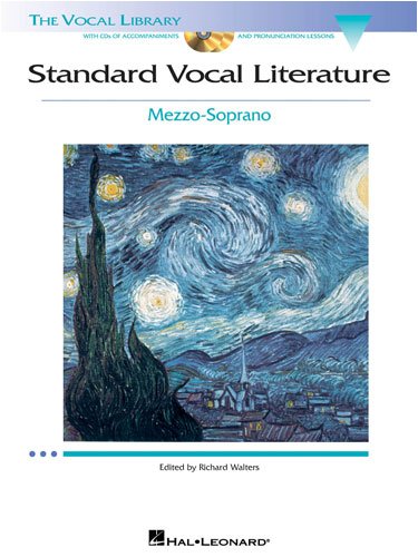 MusicalInstruments: Hal Leonard Standard Vocal Literature Mezzo Soprano Book & CD