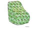 Two Dogs Designs 3-Seat Sofa Cover, Green Stripes